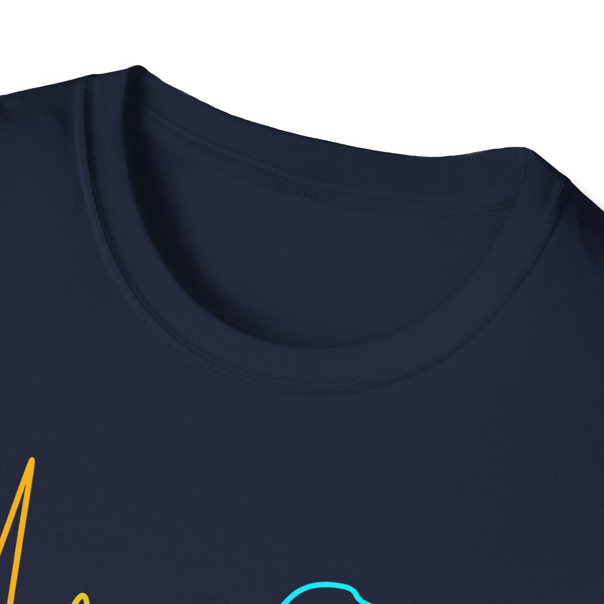 Heartbeat Game Controller T-Shirt | Neon Gaming Pulse Tee