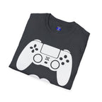 Gamer Dad  T-Shirt | Controller & Mustache Graphic Tee for Dad, Gamer Gifts