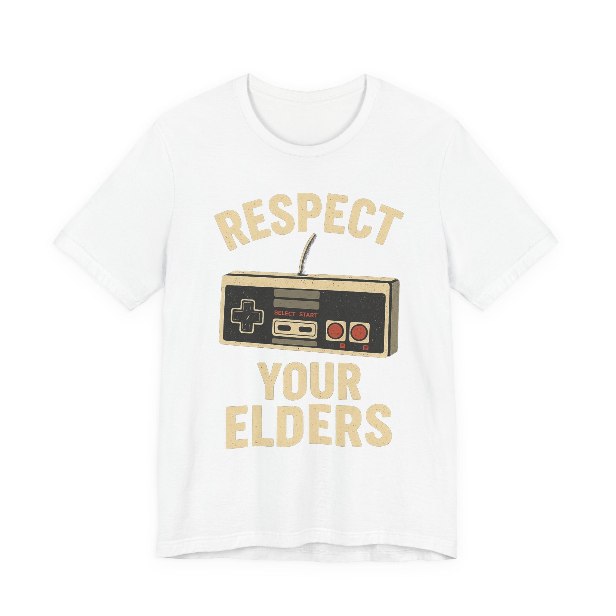Respect Your Elders Retro Game Controller T-Shirt