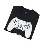 Gamer Dad  T-Shirt | Controller & Mustache Graphic Tee for Dad, Gamer Gifts