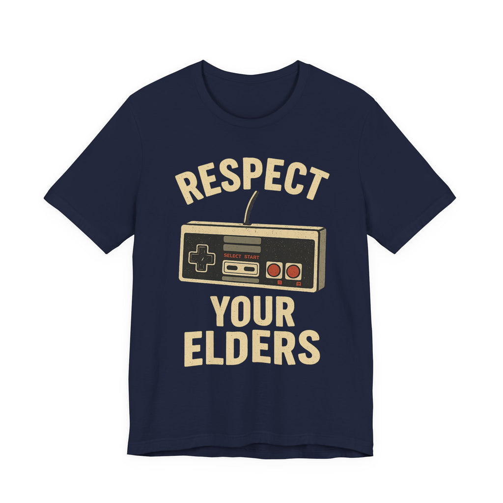 Respect Your Elders Retro Game Controller T-Shirt