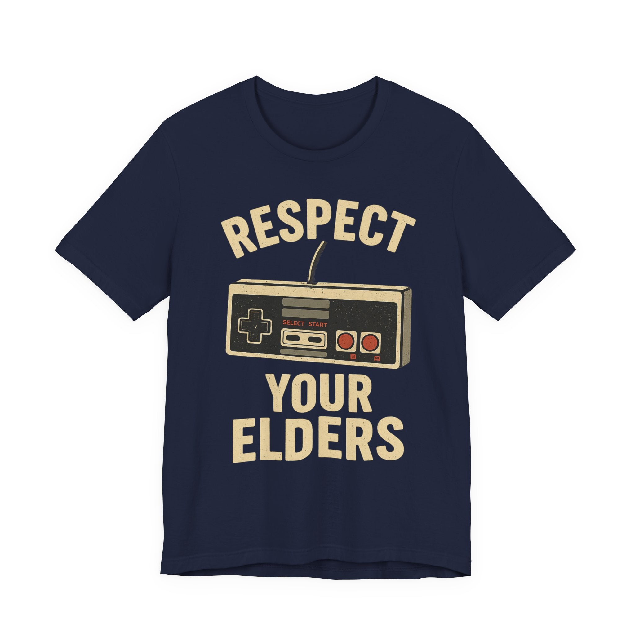 Respect Your Elders Retro Game Controller T-Shirt