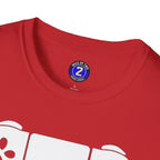 Gamer Dad  T-Shirt | Controller & Mustache Graphic Tee for Dad, Gamer Gifts