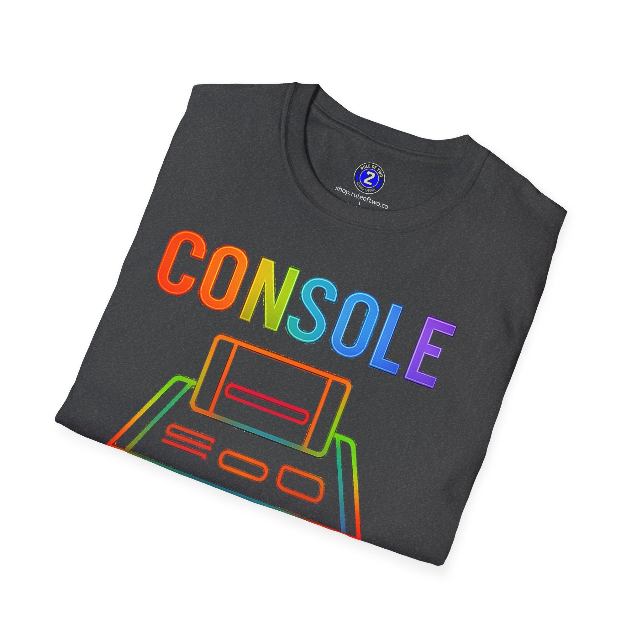 Console Veteran | Retro Neon T-Shirt | Game Console Illustration Tee