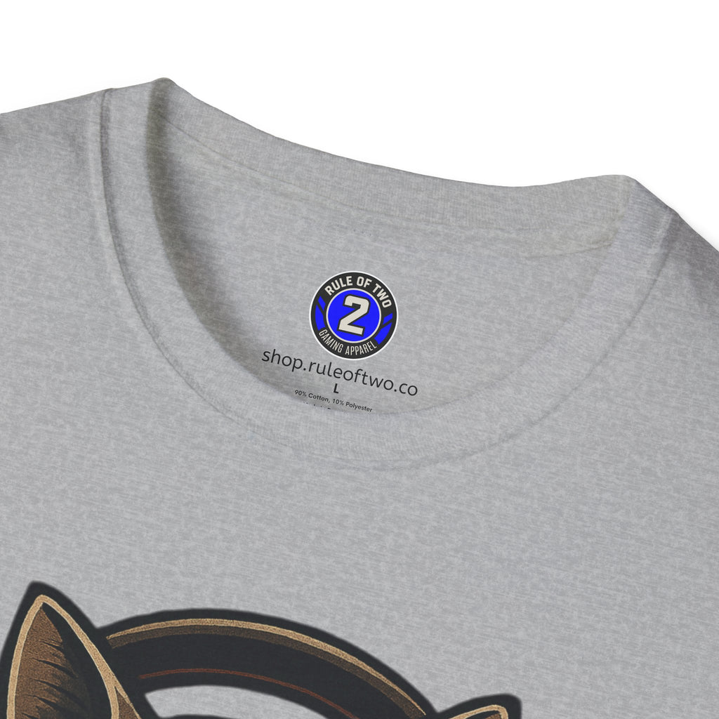 Gaming Cat Holding Controller T-Shirt | Cat Gamer Graphic Tee