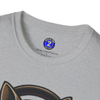 Gaming Cat Holding Controller T-Shirt | Cat Gamer Graphic Tee