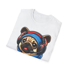 Gamer Pug T-Shirt | Cute Pug with Headset & Controller Graphic
