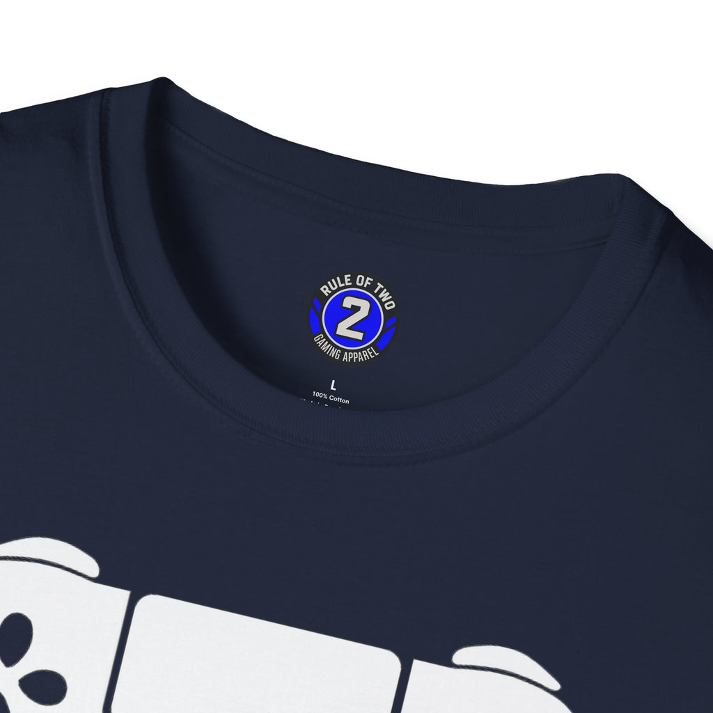 Gamer Dad  T-Shirt | Controller & Mustache Graphic Tee for Dad, Gamer Gifts