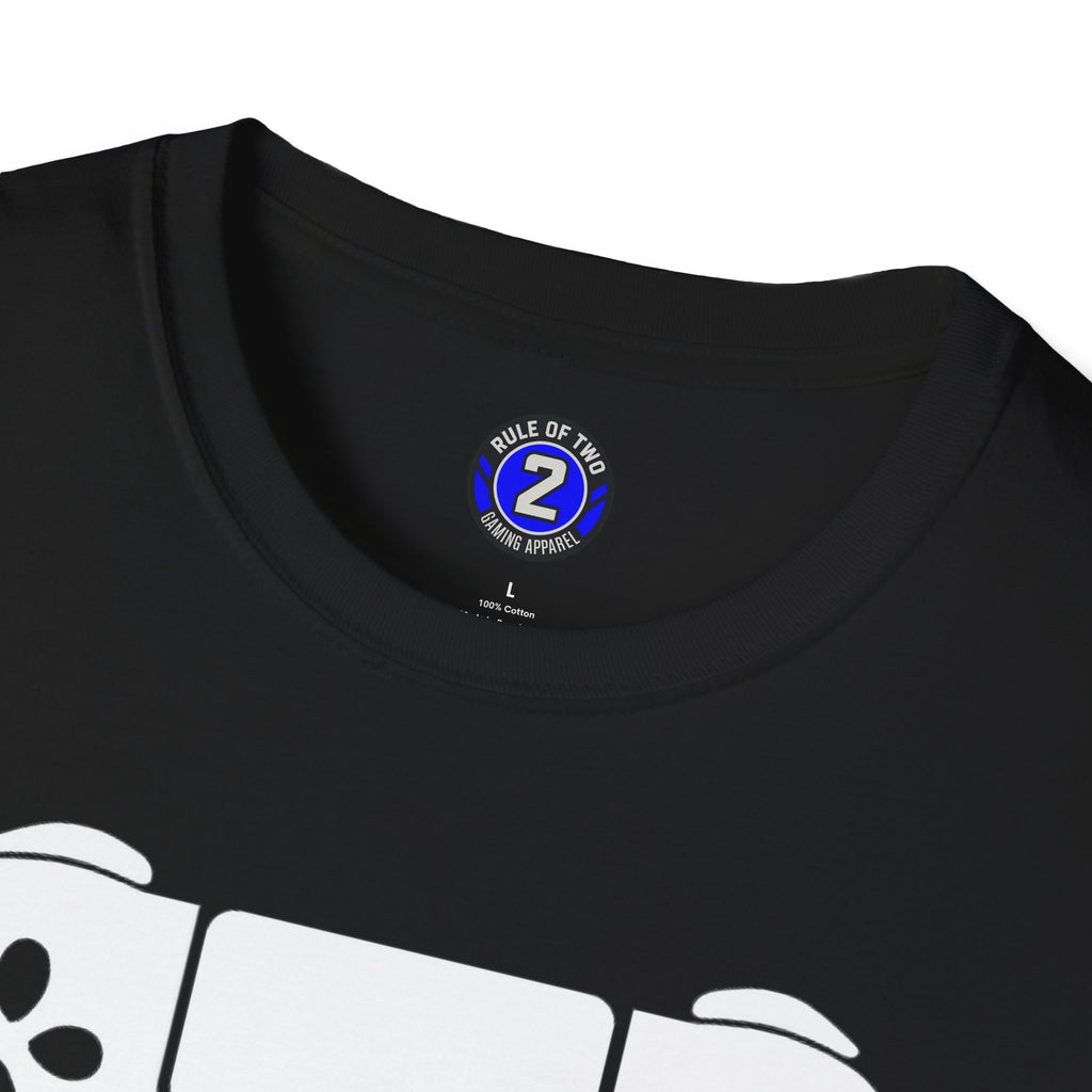 Gamer Dad  T-Shirt | Controller & Mustache Graphic Tee for Dad, Gamer Gifts