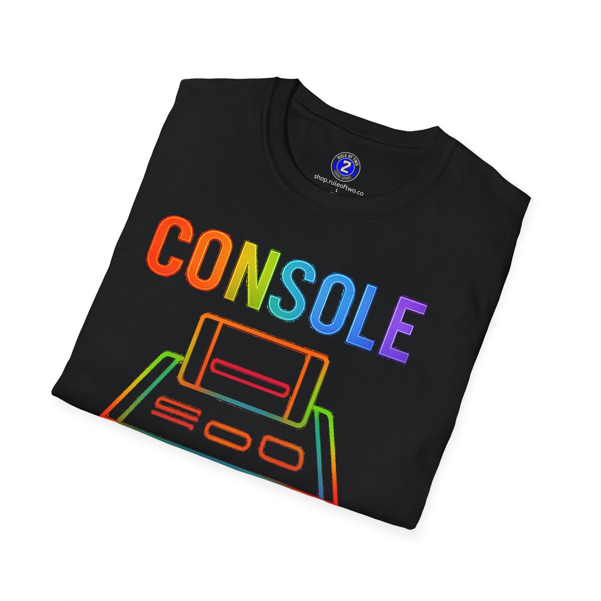 Console Veteran | Retro Neon T-Shirt | Game Console Illustration Tee