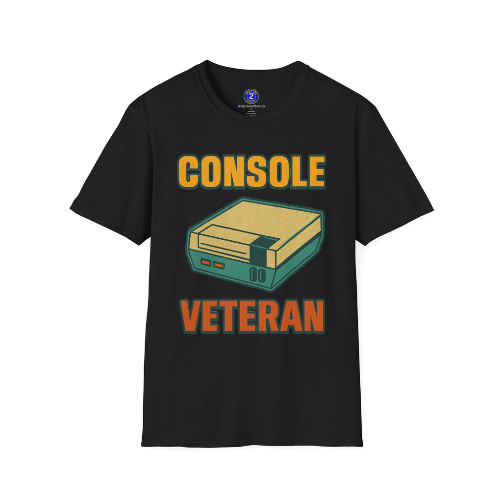 Console Veteran Retro Game T-Shirt | Console Illustration Gamer Tee