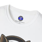 Gaming Cat Holding Controller T-Shirt | Cat Gamer Graphic Tee