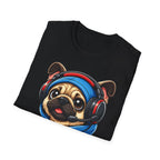 Gamer Pug T-Shirt | Cute Pug with Headset & Controller Graphic