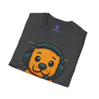Cute Retro Gaming Puppy T-Shirt | Gamer Dog Illustration Tee