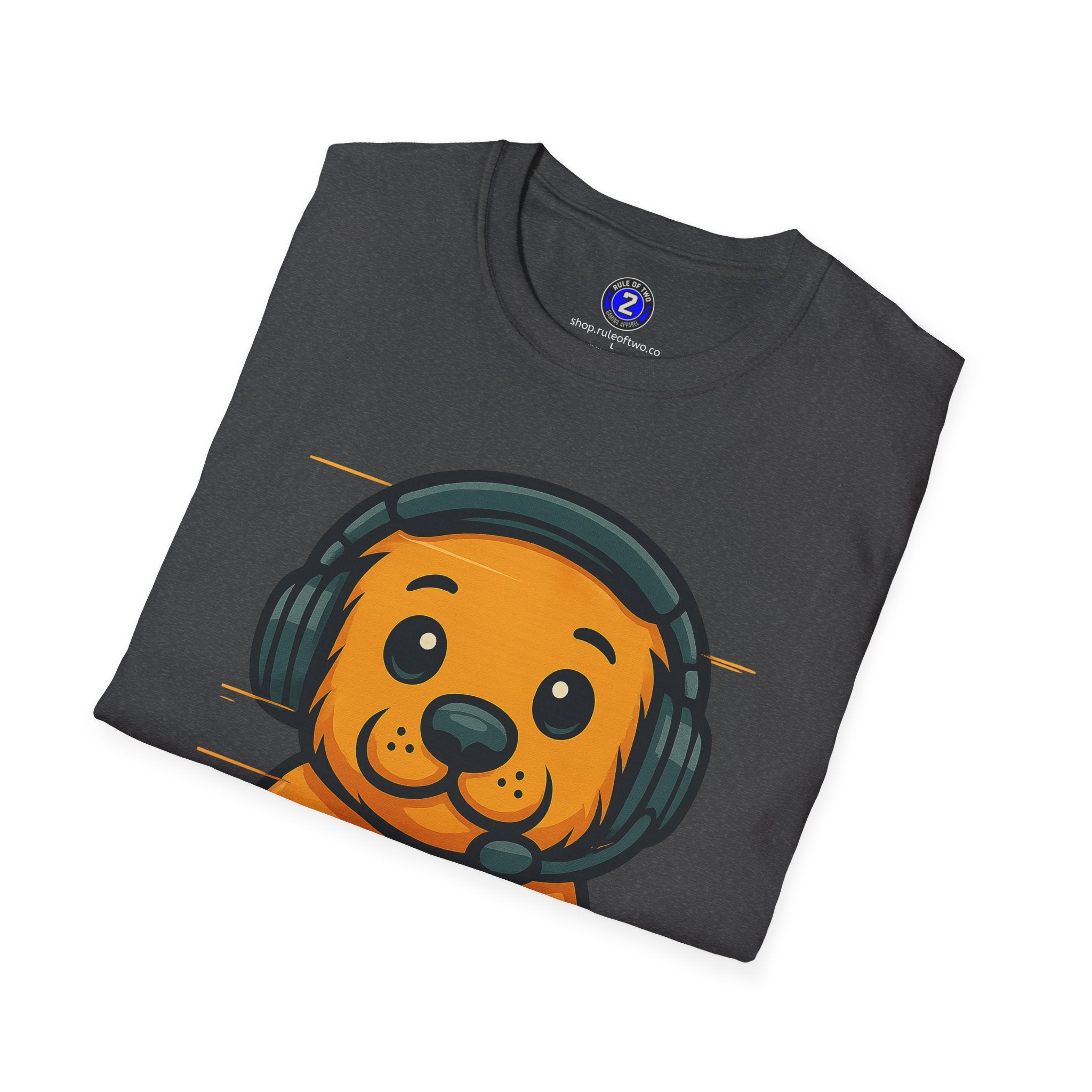 Cute Retro Gaming Puppy T-Shirt | Gamer Dog Illustration Tee