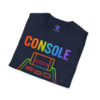 Console Veteran | Retro Neon T-Shirt | Game Console Illustration Tee