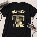 Respect Your Elders Retro Game Controller T-Shirt