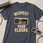 Respect Your Elders Retro Game Controller T-Shirt