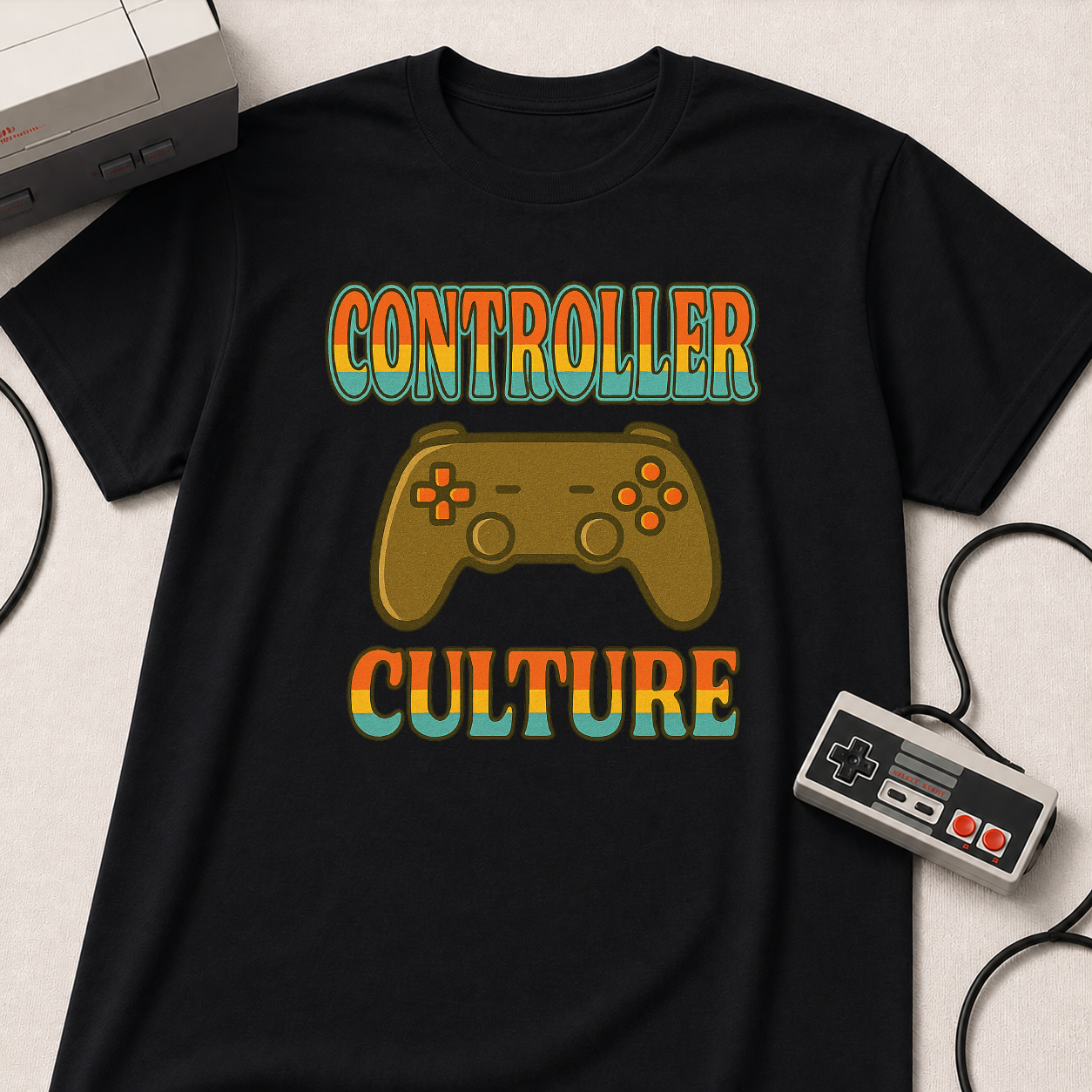 Controller Culture T-Shirt | Video Game Controller Graphic