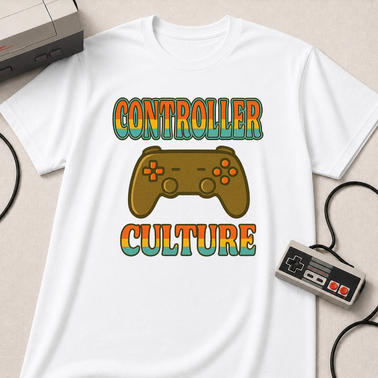 Controller Culture T-Shirt | Video Game Controller Graphic