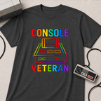 Console Veteran | Retro Neon T-Shirt | Game Console Illustration Tee
