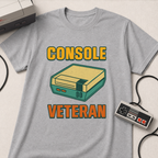 Console Veteran Retro Game T-Shirt | Console Illustration Gamer Tee