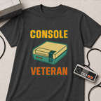 Console Veteran Retro Game T-Shirt | Console Illustration Gamer Tee