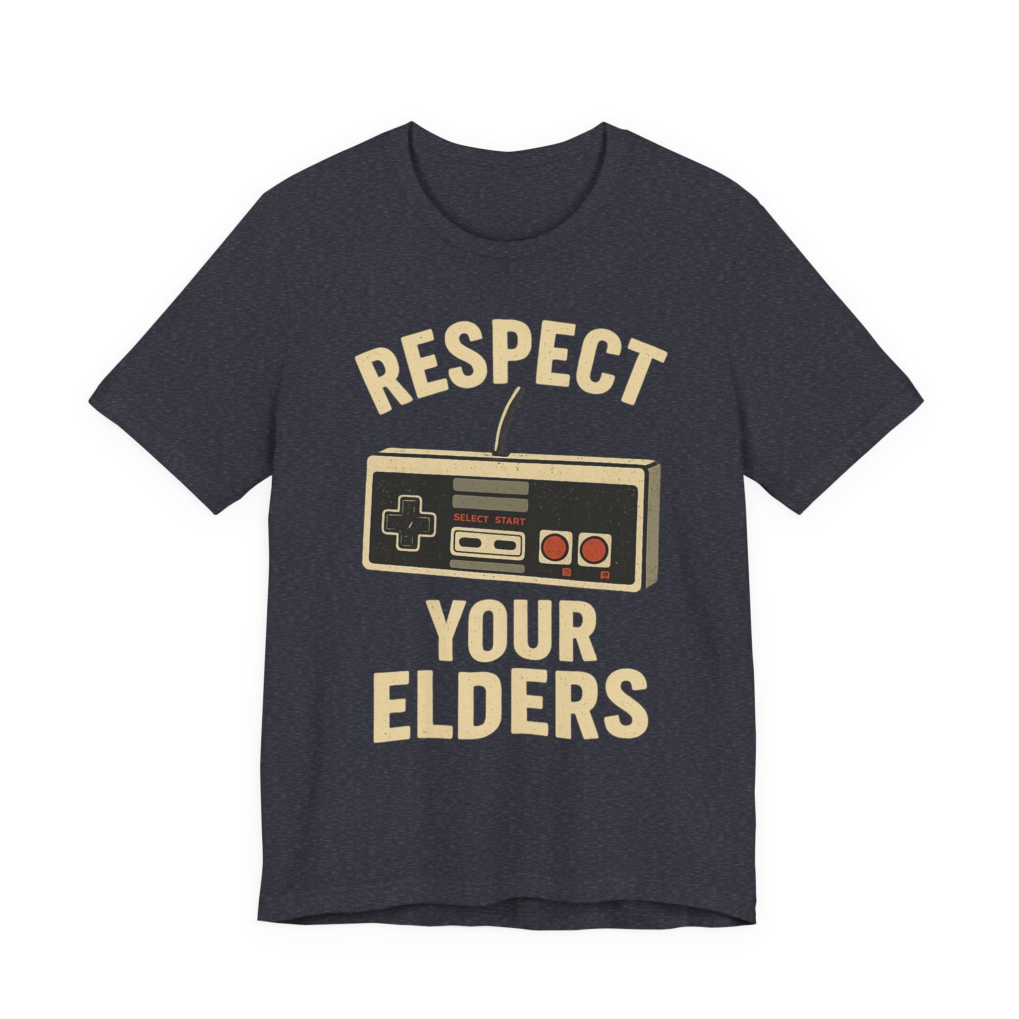 Respect Your Elders Retro Game Controller T-Shirt