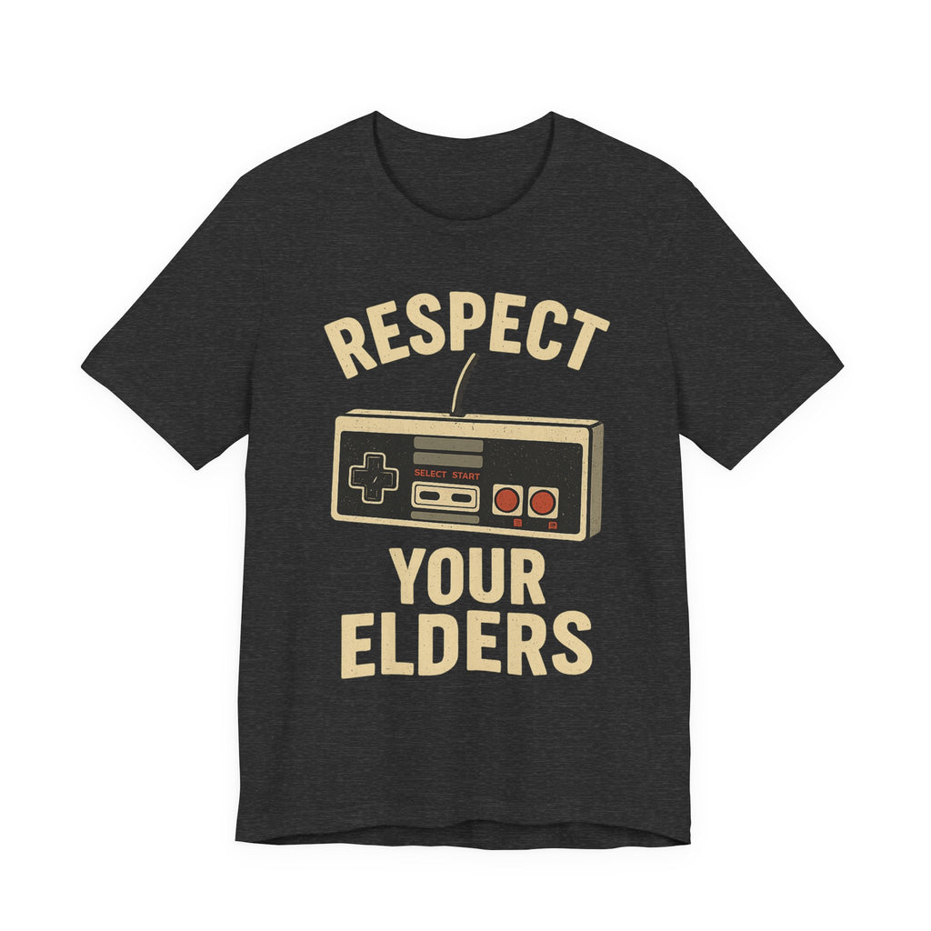 Respect Your Elders Retro Game Controller T-Shirt