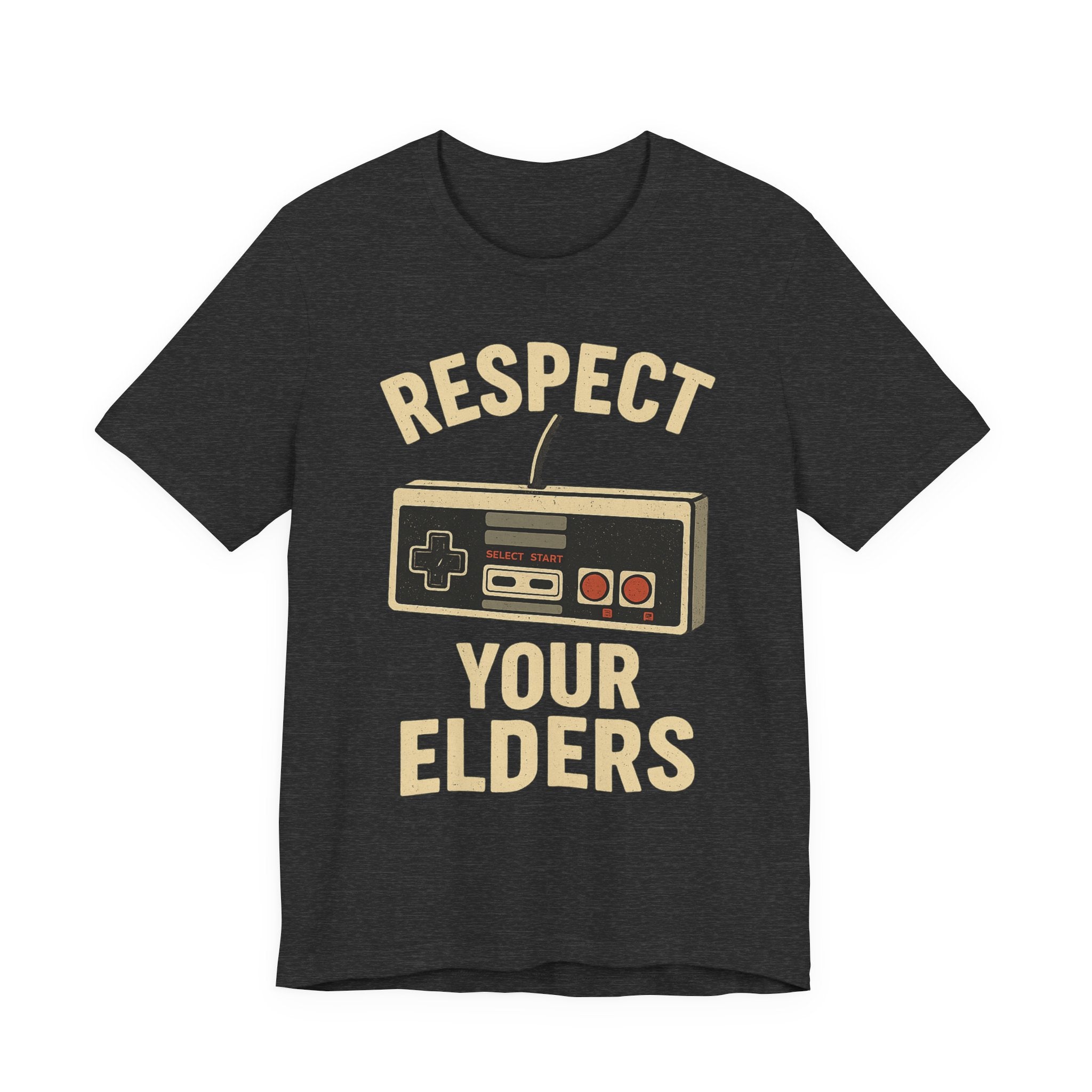 Respect Your Elders Retro Game Controller T-Shirt