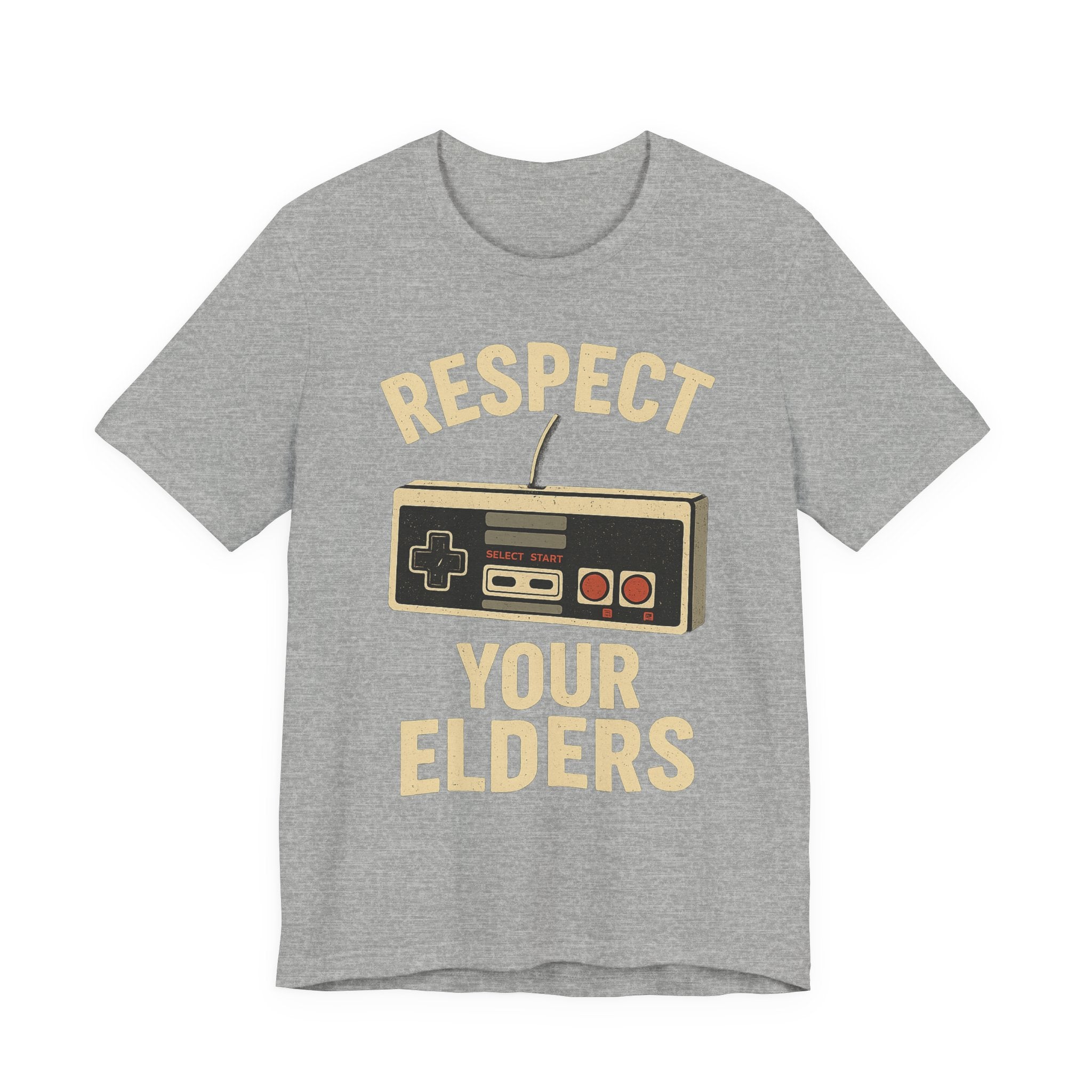 Respect Your Elders Retro Game Controller T-Shirt