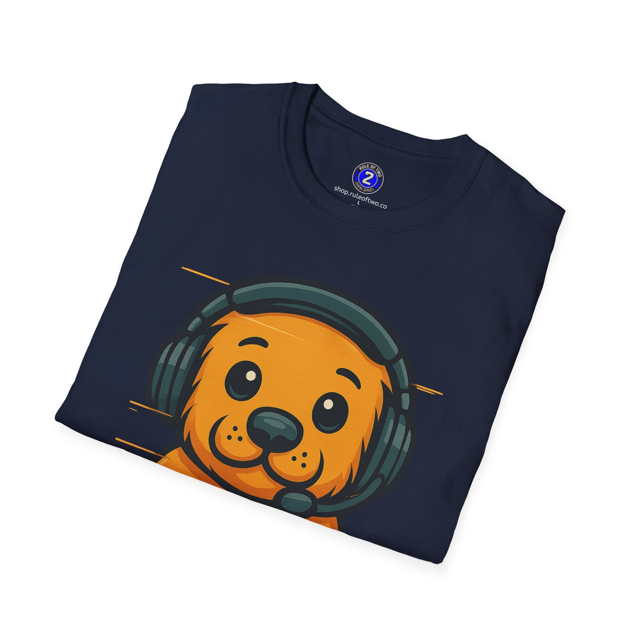 Cute Retro Gaming Puppy T-Shirt | Gamer Dog Illustration Tee