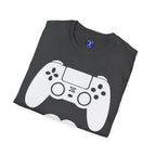 Gamer Dad  T-Shirt | Controller & Mustache Graphic Tee for Dad, Gamer Gifts