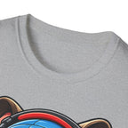 Gamer Pug T-Shirt | Cute Pug with Headset & Controller Graphic