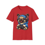 Gamer Pug T-Shirt | Cute Pug with Headset & Controller Graphic