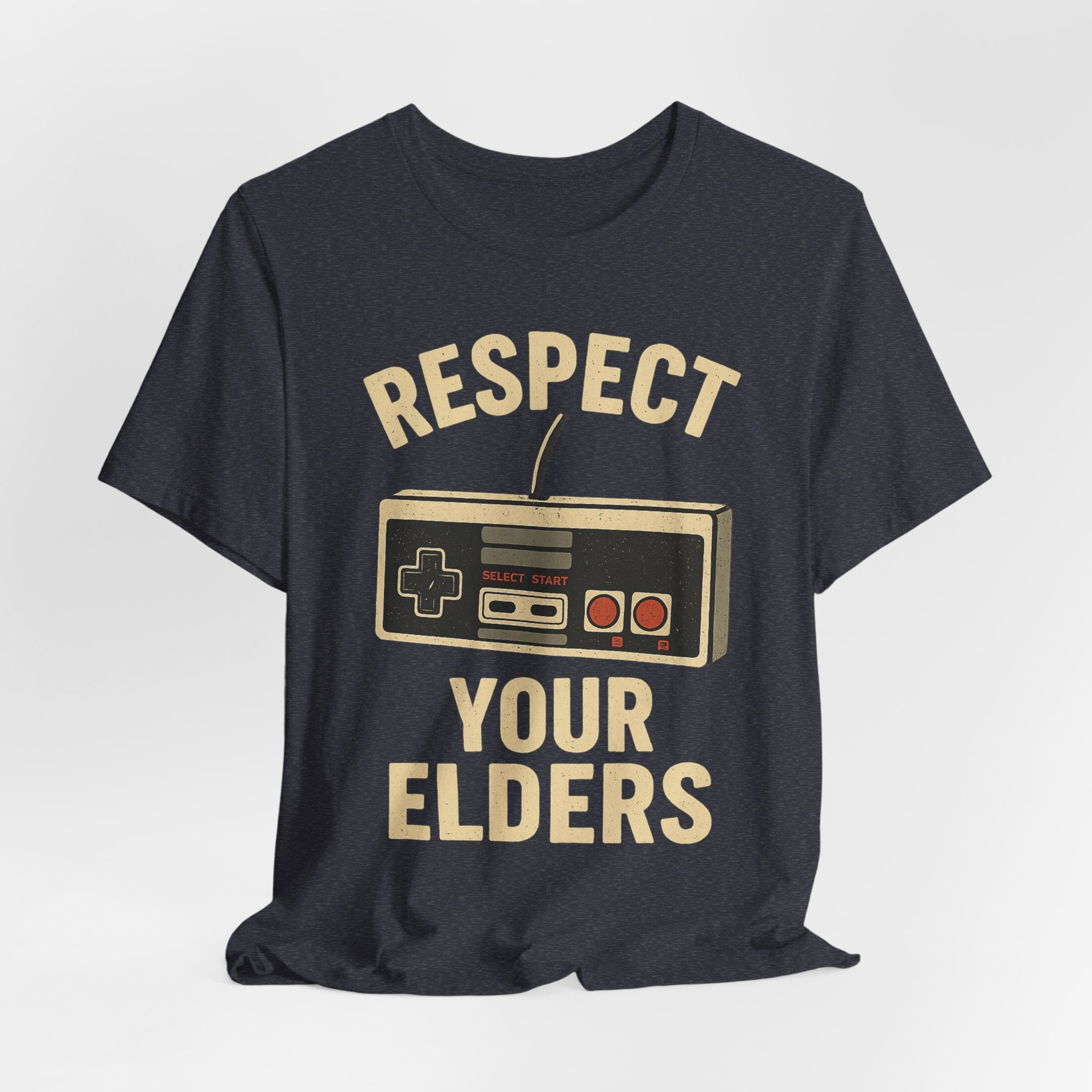 Respect Your Elders Retro Game Controller T-Shirt