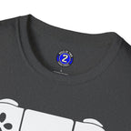 Gamer Dad  T-Shirt | Controller & Mustache Graphic Tee for Dad, Gamer Gifts