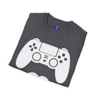 Gamer Dad  T-Shirt | Controller & Mustache Graphic Tee for Dad, Gamer Gifts