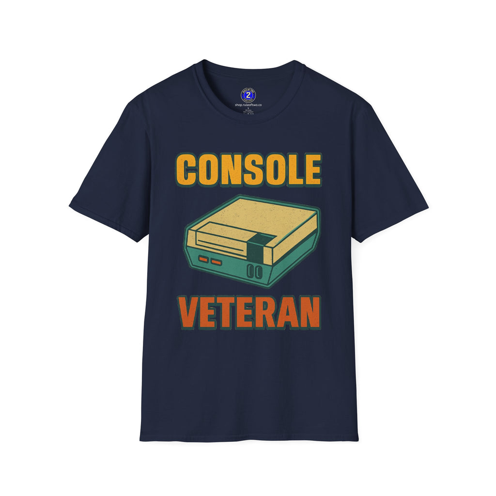 Console Veteran Retro Game T-Shirt | Console Illustration Gamer Tee
