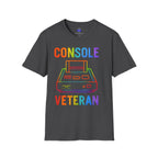 Console Veteran | Retro Neon T-Shirt | Game Console Illustration Tee